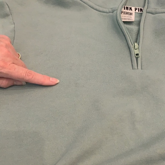 VS Pink - quarter zip sweatshirt - Picture 6 of 6